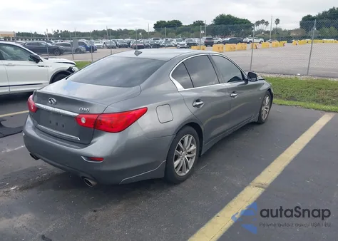 2015 Infiniti Q50 Premium from USA, damaged, VIN JN1BV7AP8FM332254